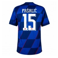 Muški Nogometni Dres Hrvatska Mario Pasalic #15 Gostujuci EP 2024 Kratak Rukav